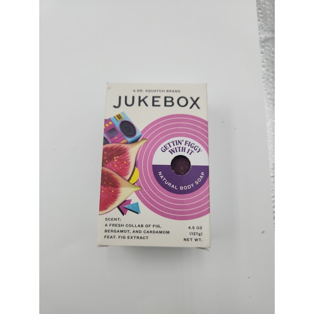 Dr. Squatch JUKEBOX  Gettin' Figgy with It  Natural Bar Soap  4.5 oz